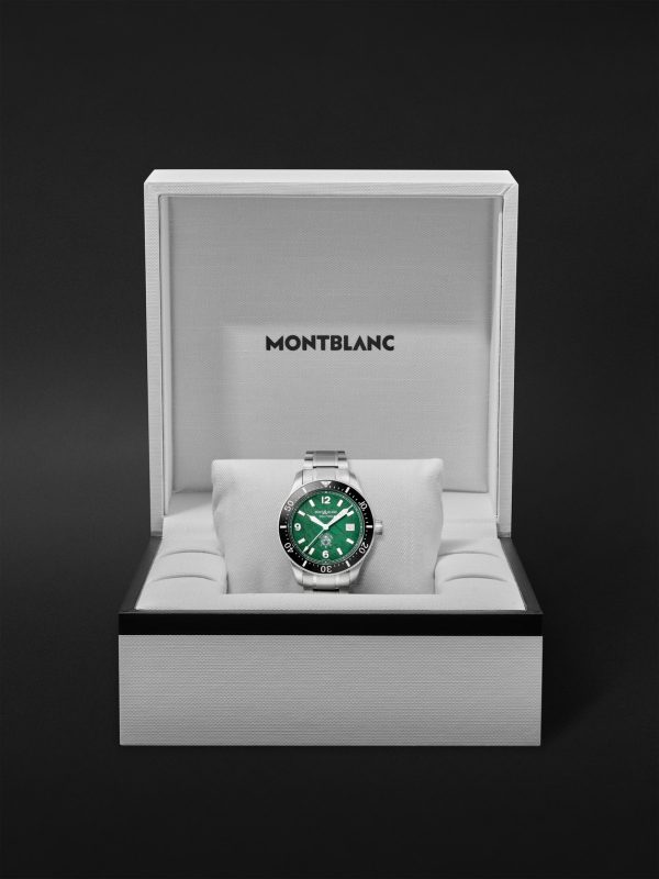 1858 Iced Sea Automatic Stainless Steel and Ceramic Watch, Ref. No. MB130810 - E3 1858 Iced Sea Automatic Stainless Steel and Ceramic Watch, Ref. No. MB130810 - E3