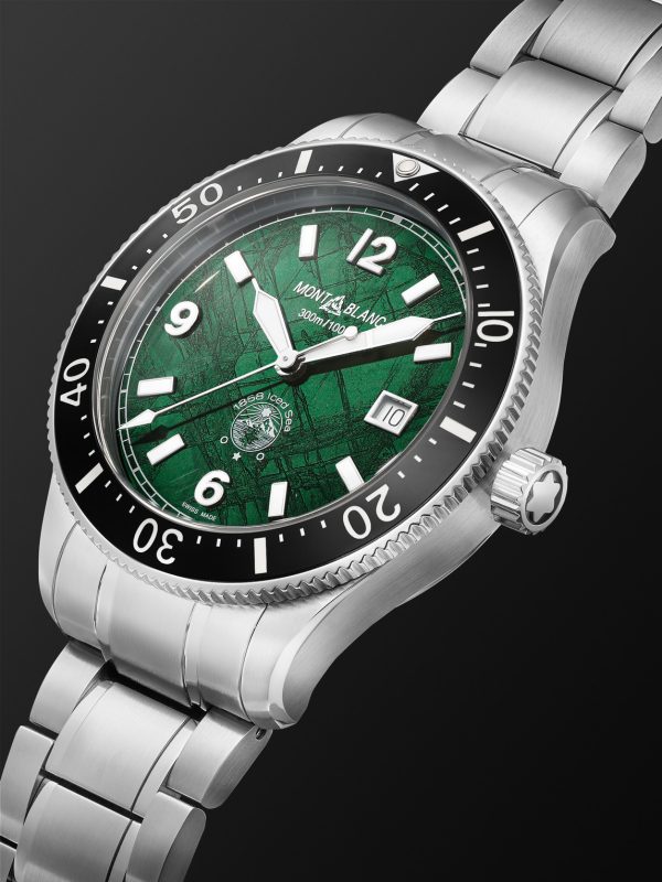 1858 Iced Sea Automatic Stainless Steel and Ceramic Watch, Ref. No. MB130810 - FR 1858 Iced Sea Automatic Stainless Steel and Ceramic Watch, Ref. No. MB130810 - FR