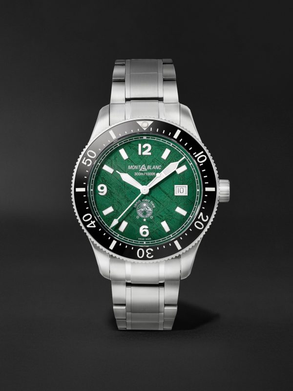 1858 Iced Sea Automatic Stainless Steel and Ceramic Watch, Ref. No. MB130810 1858 Iced Sea Automatic Stainless Steel and Ceramic Watch, Ref. No. MB130810