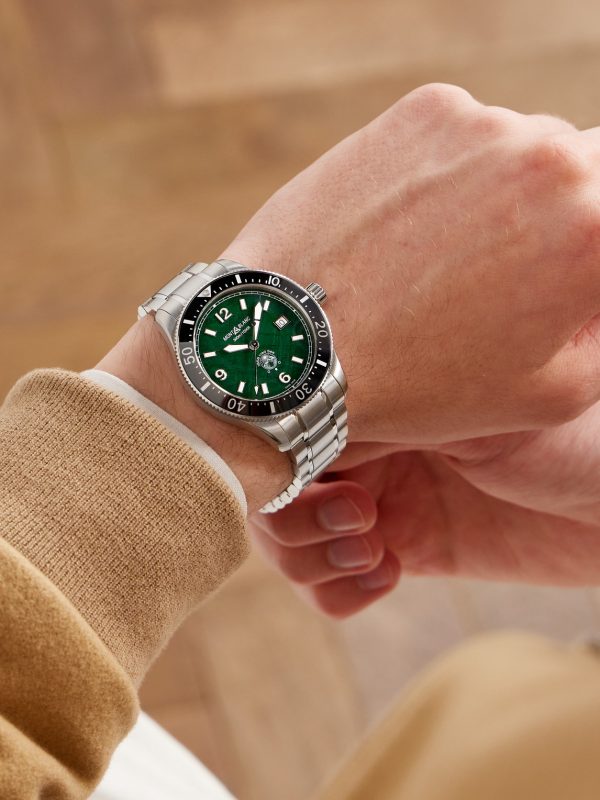 1858 Iced Sea Automatic Stainless Steel and Ceramic Watch, Ref. No. MB130810 - OU 1858 Iced Sea Automatic Stainless Steel and Ceramic Watch, Ref. No. MB130810 - OU