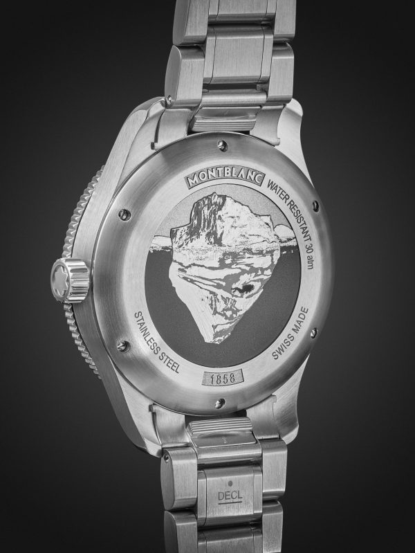1858 Iced Sea Automatic Stainless Steel and Ceramic Watch, Ref. No. MB130793 - BK