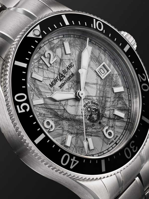 1858 Iced Sea Automatic Stainless Steel and Ceramic Watch, Ref. No. MB130793 - CU