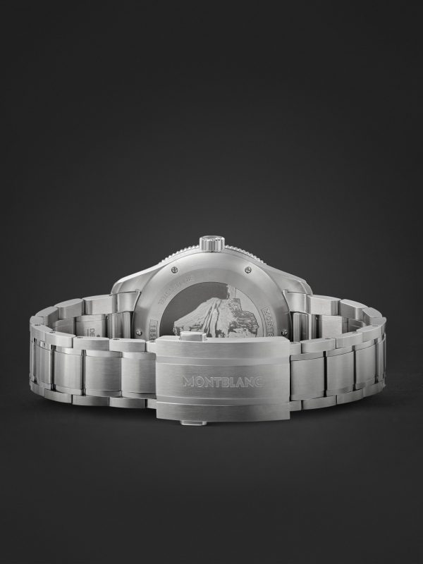 1858 Iced Sea Automatic Stainless Steel and Ceramic Watch, Ref. No. MB130793 - E2