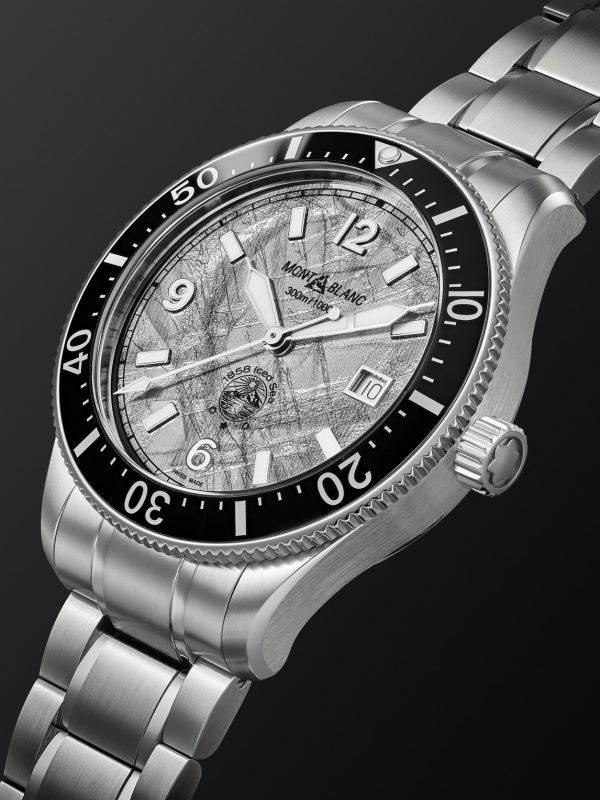 1858 Iced Sea Automatic Stainless Steel and Ceramic Watch, Ref. No. MB130793 - FR