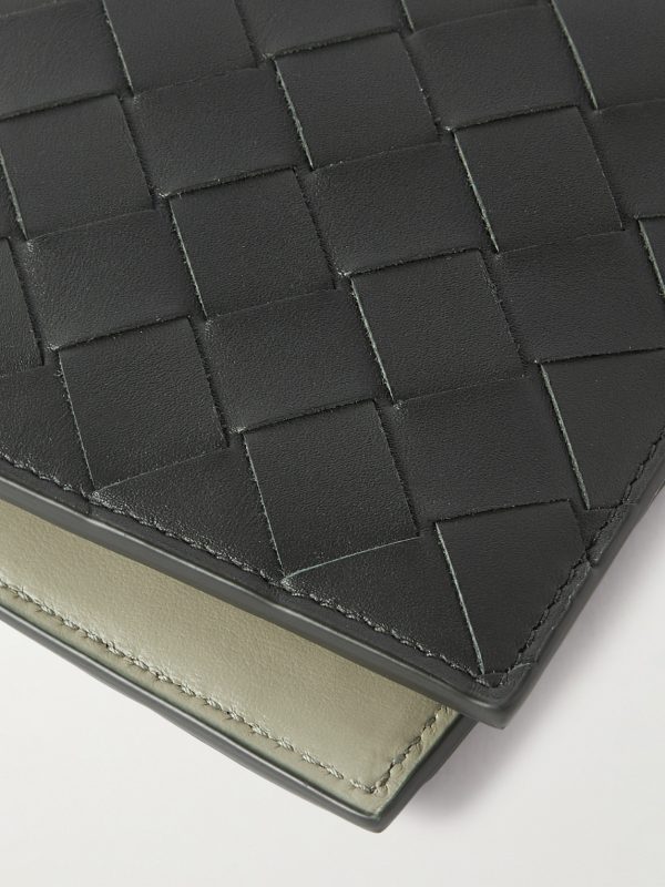 Intrecciato Leather Billfold Wallet - CU Intrecciato Leather Billfold Wallet - CU