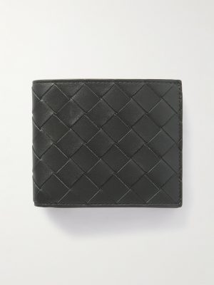 Intrecciato Leather Billfold Wallet