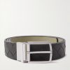 3.5cm Reversible Intrecciato Leather Belt