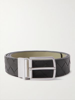 3.5cm Reversible Intrecciato Leather Belt 3.5cm Reversible Intrecciato Leather Belt