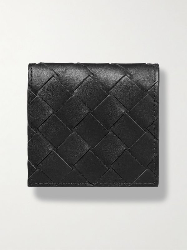 Intrecciato Leather Coin Wallet Intrecciato Leather Coin Wallet