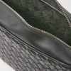 Intrecciato Leather Messenger Bag - E1 Intrecciato Leather Messenger Bag - E1