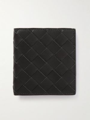 Intrecciato Leather Billfold Wallet