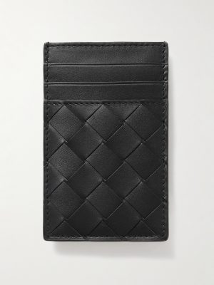 Intrecciato Leather Cardholder