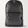 Small Intrecciato Leather Backpack