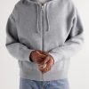 Cashmere-Blend Zip-Up Hoodie - FR