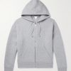 Cashmere-Blend Zip-Up Hoodie