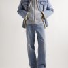 Cashmere-Blend Zip-Up Hoodie - OU
