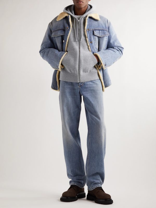 Cashmere-Blend Zip-Up Hoodie - OU