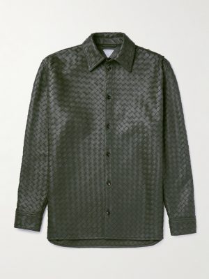 Intrecciato Leather Shirt Intrecciato Leather Shirt