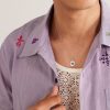 Golden Eye Mini White Gold Multi-Stone Pendant Necklace - FR Golden Eye Mini White Gold Multi-Stone Pendant Necklace - FR