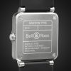 BR 03 Automatic 41mm Stainless Steel and Rubber Watch, Ref. No. BR03A-BL-ST/SRB - BK BR 03 Automatic 41mm Stainless Steel and Rubber Watch, Ref. No. BR03A-BL-ST/SRB - BK