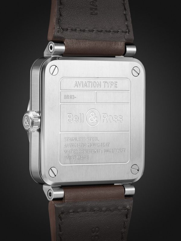BR 03 Copper Automatic 41mm Steel and Leather Watch, Ref. No. BR03A-GB-ST/SCA - BK BR 03 Copper Automatic 41mm Steel and Leather Watch, Ref. No. BR03A-GB-ST/SCA - BK