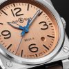 BR 03 Copper Automatic 41mm Steel and Leather Watch, Ref. No. BR03A-GB-ST/SCA - CU BR 03 Copper Automatic 41mm Steel and Leather Watch, Ref. No. BR03A-GB-ST/SCA - CU