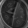 BR 03 Phantom Automatic 41mm Ceramic and Rubber Watch, Ref. No. BR03A-PH-CE/SRB - CU