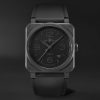 BR 03 Phantom Automatic 41mm Ceramic and Rubber Watch, Ref. No. BR03A-PH-CE/SRB
