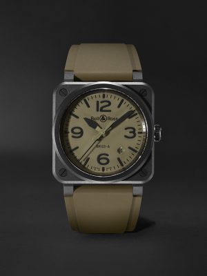 BR 03 Automatic 41mm Ceramic and Rubber Watch, Ref. No. BR03A-MIL-CE/SRB BR 03 Automatic 41mm Ceramic and Rubber Watch, Ref. No. BR03A-MIL-CE/SRB