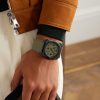 BR 03 Automatic 41mm Ceramic and Rubber Watch, Ref. No. BR03A-MIL-CE/SRB - OU BR 03 Automatic 41mm Ceramic and Rubber Watch, Ref. No. BR03A-MIL-CE/SRB - OU