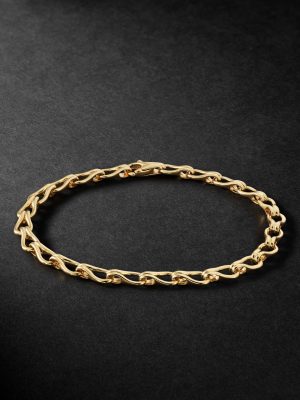 Surf Gold Chain Bracelet