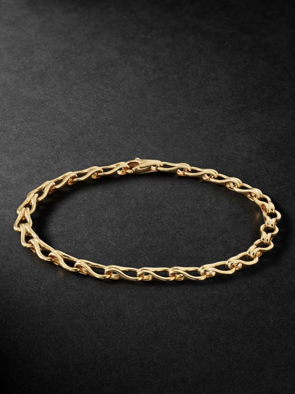 Surf Gold Chain Bracelet