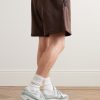 Air Max 1 '87 Mesh-Trimmed Leather Sneakers - OU Air Max 1 '87 Mesh-Trimmed Leather Sneakers - OU
