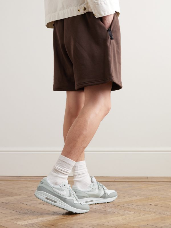 Air Max 1 '87 Mesh-Trimmed Leather Sneakers - OU Air Max 1 '87 Mesh-Trimmed Leather Sneakers - OU