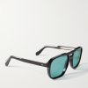 1394 Aviator-Style Acetate Sunglasses - FR
