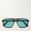 1394 Aviator-Style Acetate Sunglasses