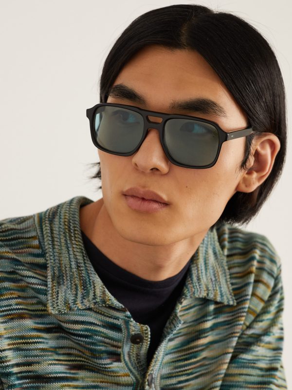 1394 Aviator-Style Acetate Sunglasses - OU