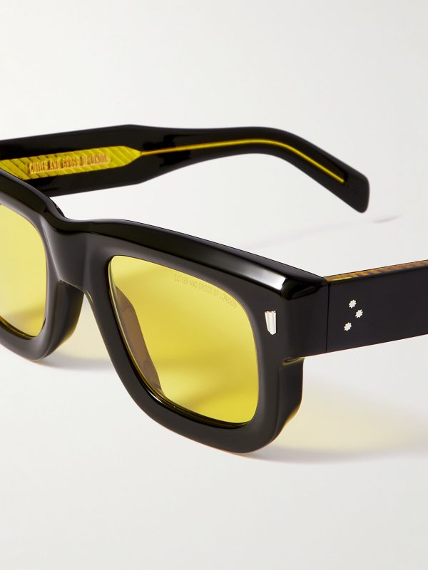 1402 Square-Frame Acetate Sunglasses - CU