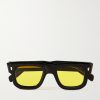 1402 Square-Frame Acetate Sunglasses