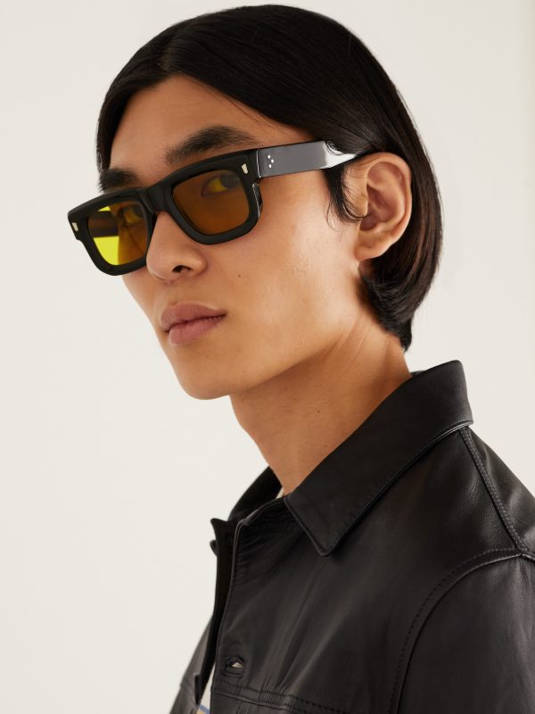 1402 Square-Frame Acetate Sunglasses - OU