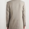 Double-Breasted Wool-Twill Blazer - BK Double-Breasted Wool-Twill Blazer - BK