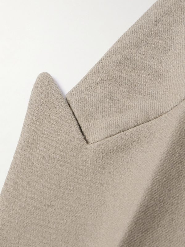 Double-Breasted Wool-Twill Blazer - E1 Double-Breasted Wool-Twill Blazer - E1
