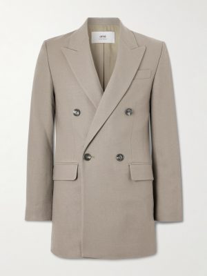 Double-Breasted Wool-Twill Blazer Double-Breasted Wool-Twill Blazer