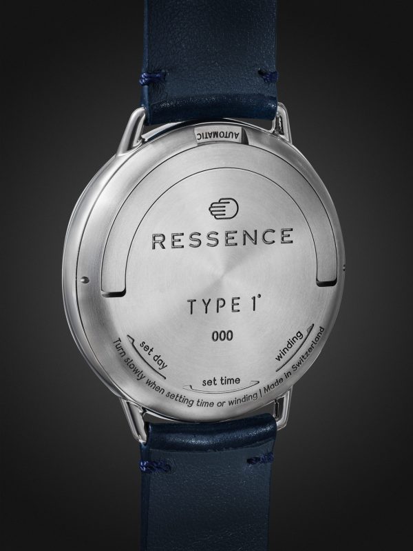 Type 1 Automatic 42.7mm Titanium and Leather Watch, Ref. No. TYPE 1° N - BK Type 1 Automatic 42.7mm Titanium and Leather Watch, Ref. No. TYPE 1° N - BK