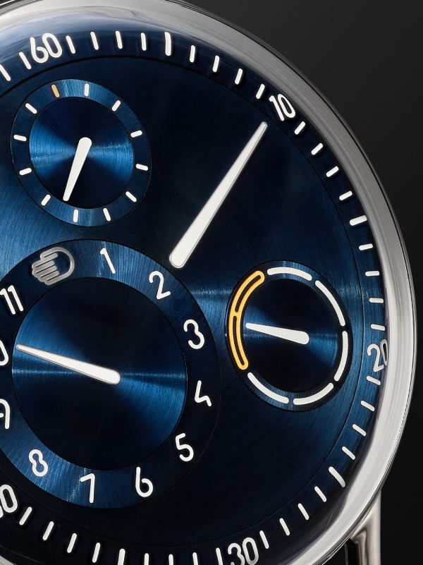 Type 1 Automatic 42.7mm Titanium and Leather Watch, Ref. No. TYPE 1° N - CU Type 1 Automatic 42.7mm Titanium and Leather Watch, Ref. No. TYPE 1° N - CU