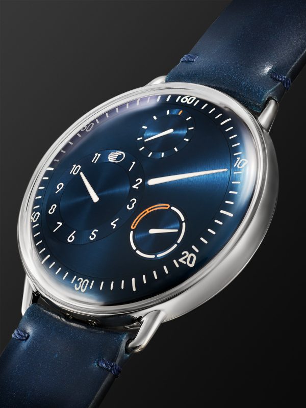 Type 1 Automatic 42.7mm Titanium and Leather Watch, Ref. No. TYPE 1° N - FR Type 1 Automatic 42.7mm Titanium and Leather Watch, Ref. No. TYPE 1° N - FR