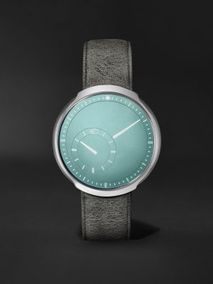 Type 8C Automatic 43mm Titanium and Leather Watch, Ref. No. TYPE 8C S