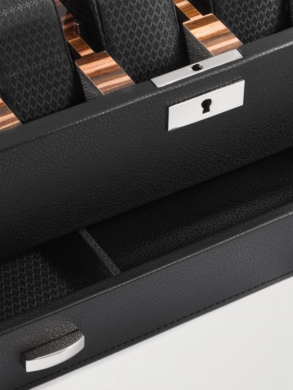 Roadster Full-Grain Vegan Leather Ten-Piece Watch Box - CU