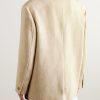 Oversized Herringbone Twill Blazer - BK Oversized Herringbone Twill Blazer - BK