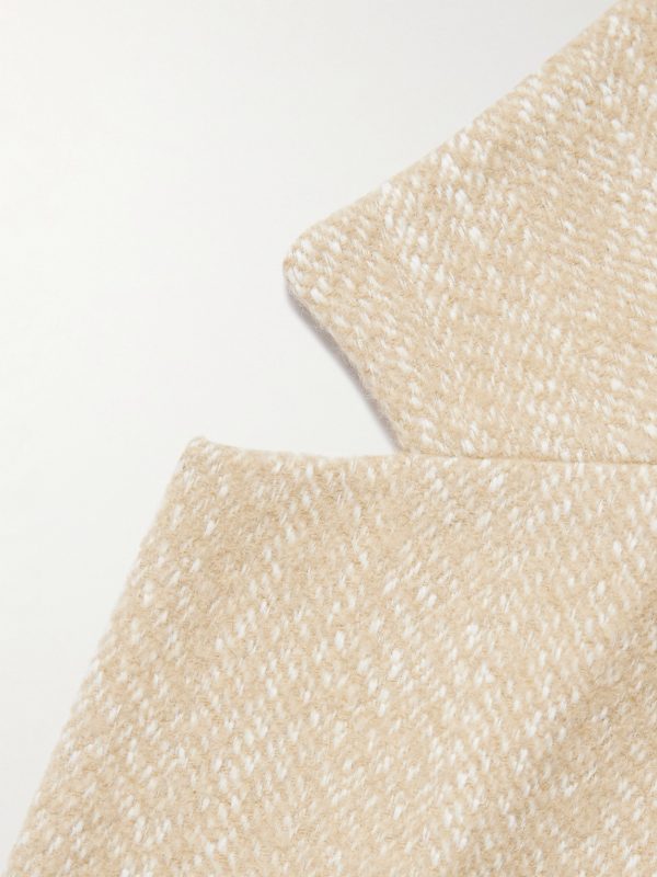 Oversized Herringbone Twill Blazer - E1 Oversized Herringbone Twill Blazer - E1